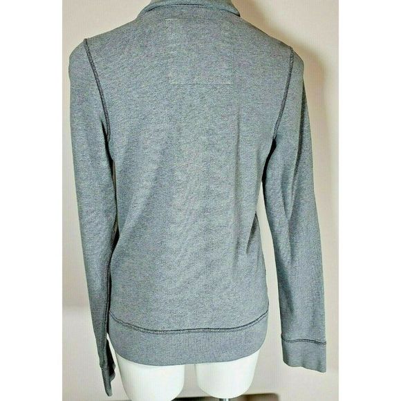 Gray Hollister Long Sleeve Top Sweatshirt M EUC - Picture 2 of 5
